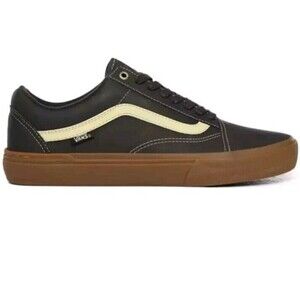 Vans Leather Shoes Men Old Skool Pro BMX Dennis Enarson Sz 6 Olive Green 721454